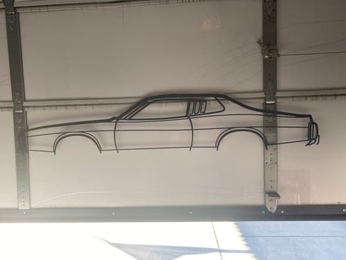 Customer photo review of Charger SE 1973 Classic Silhouette Metal Wall Art