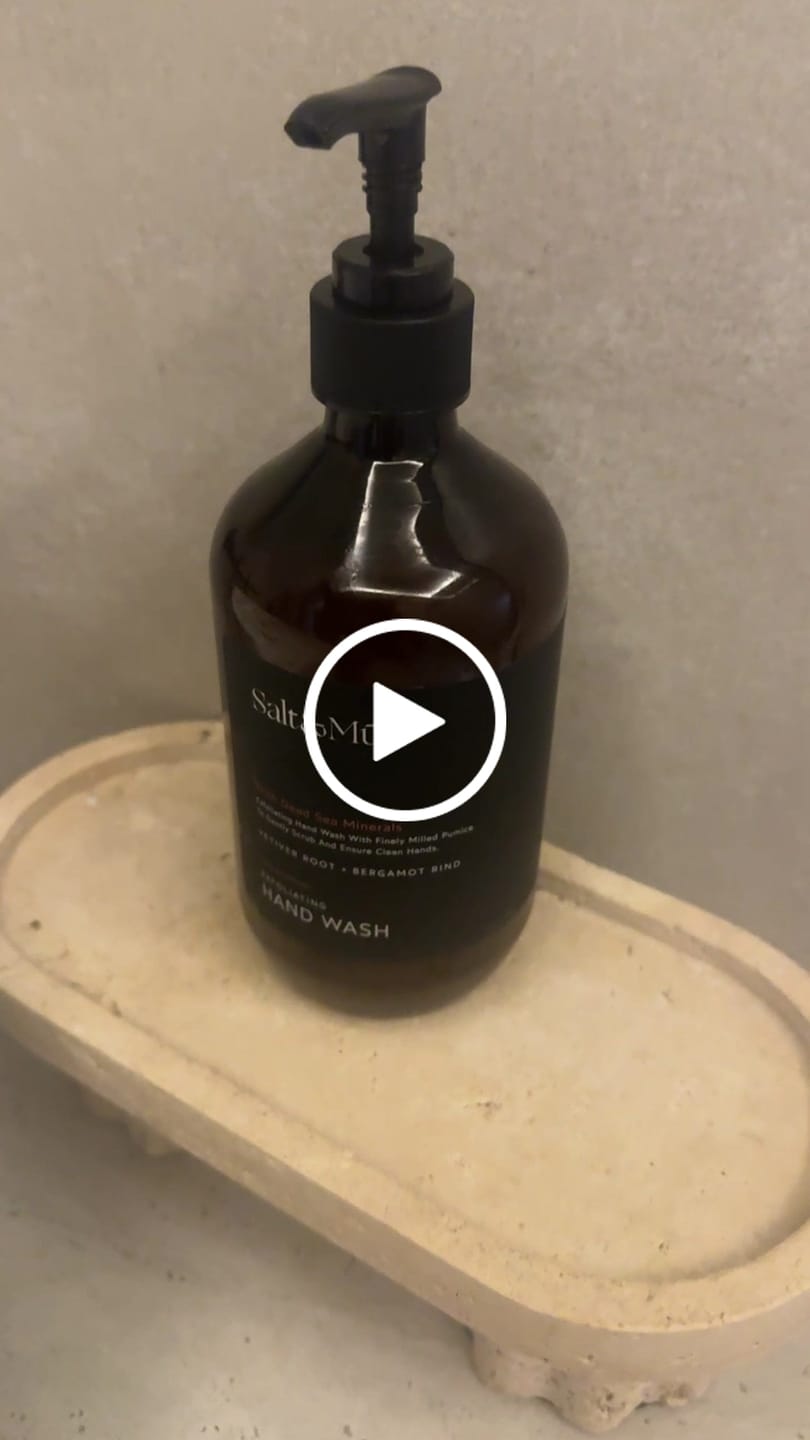 Customer video review of Exfoliating Hand Wash With Dead Sea Minerals 500ml