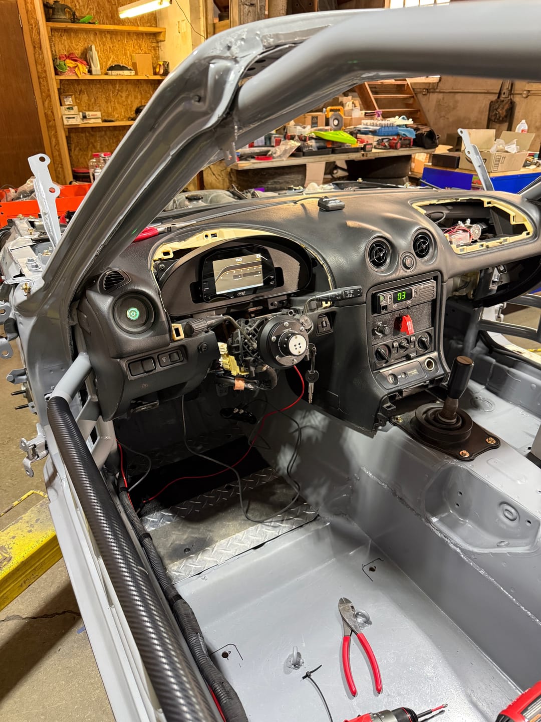 Customer photo review of Mazda MX-5 Miata NA NB Dash Cluster Mount