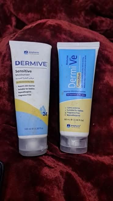 Customer photo review of Dermive Sensitive Moisturizer
