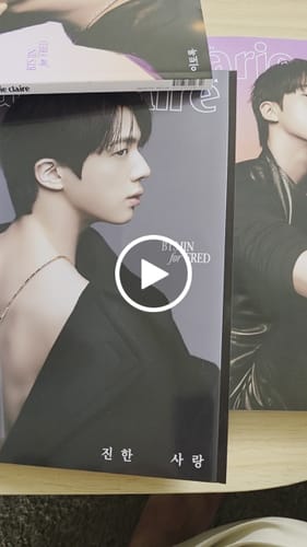Customer video review of BTS JIN - MARIE CLAIRE MAGAZINE 2026 FEBRUARY ISSUE COVER SET