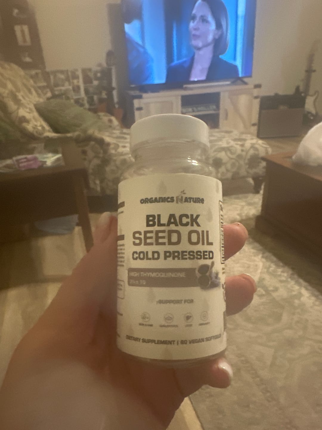 Customer photo review of Black Seed Oil Capsules Cold Pressed