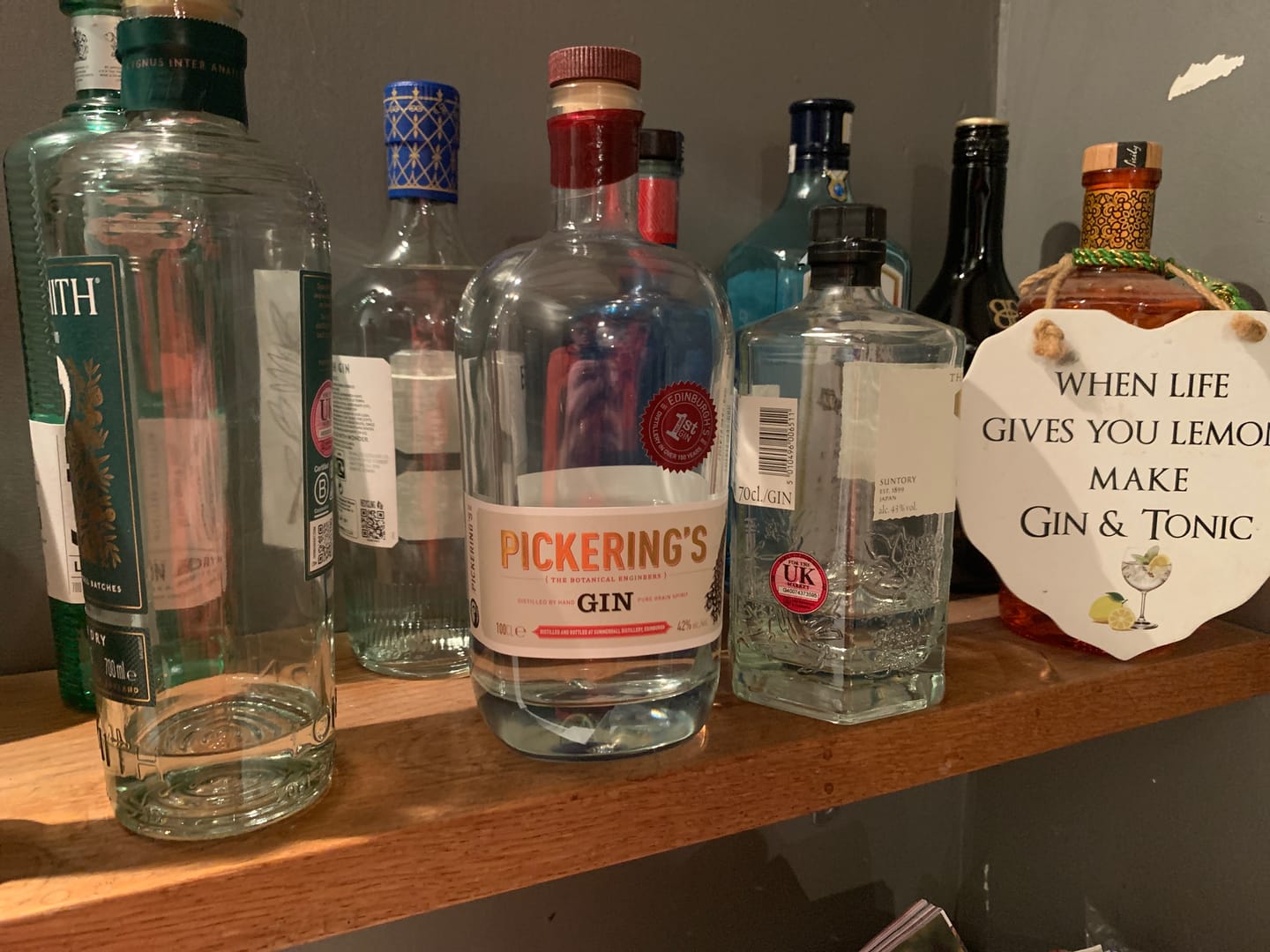 Customer photo review of Pickering's Gin 1 Litre