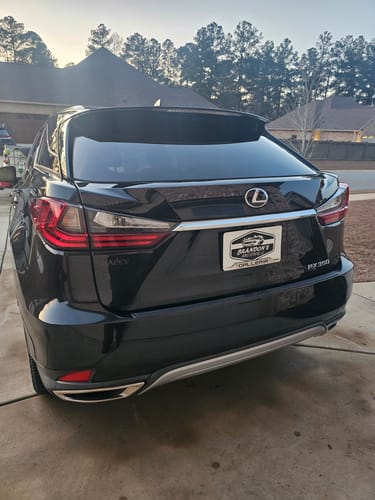 Customer photo review of Create Your Own Custom Magnetic License Plate Cover