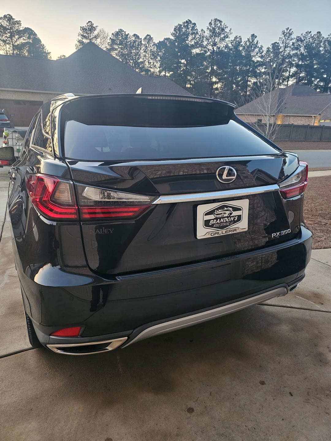Customer photo review of Create Your Own Custom Magnetic License Plate Cover