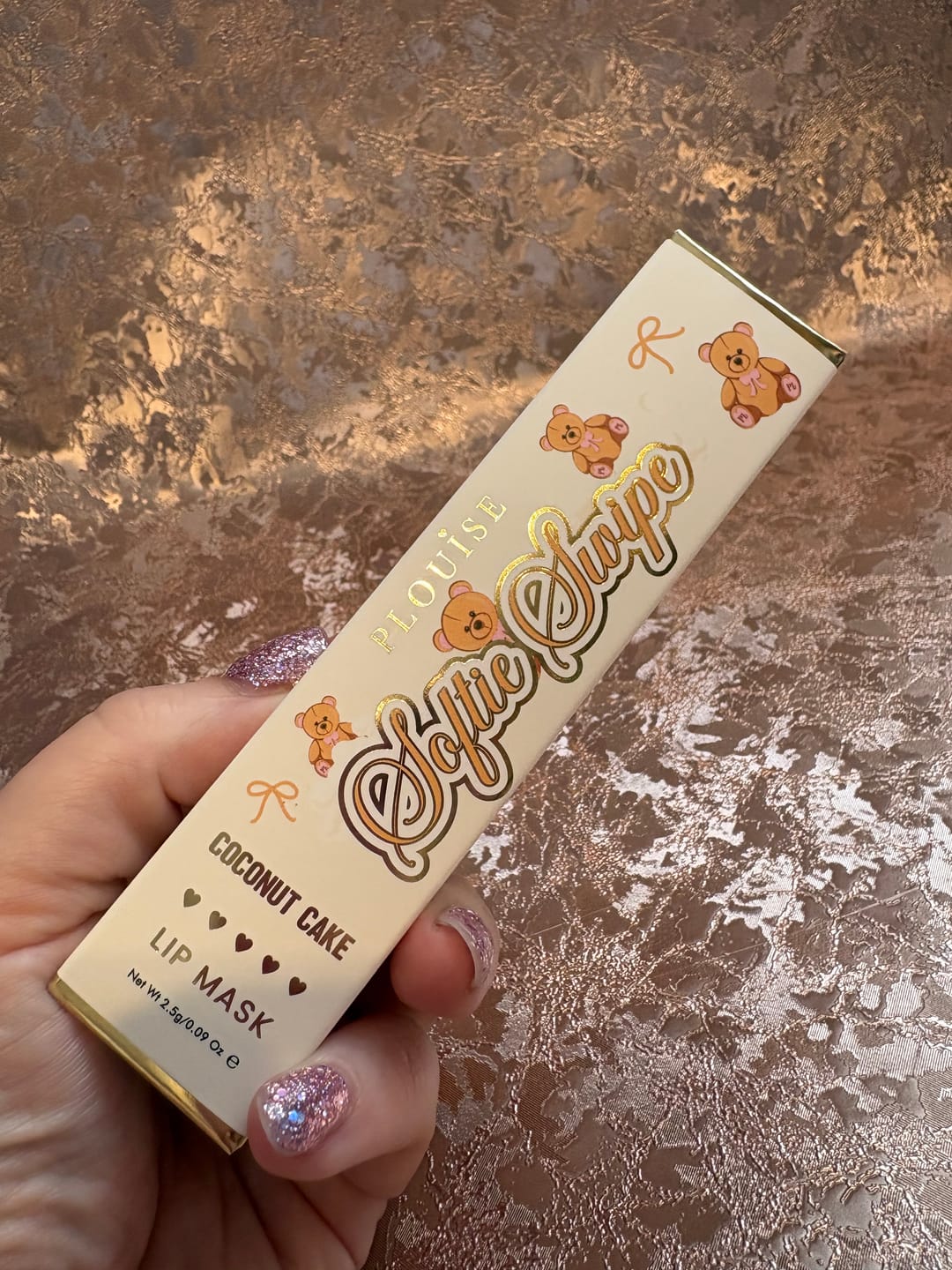 Customer photo review of Softie Swipe Tinted Lip Mask - Coconut Cake