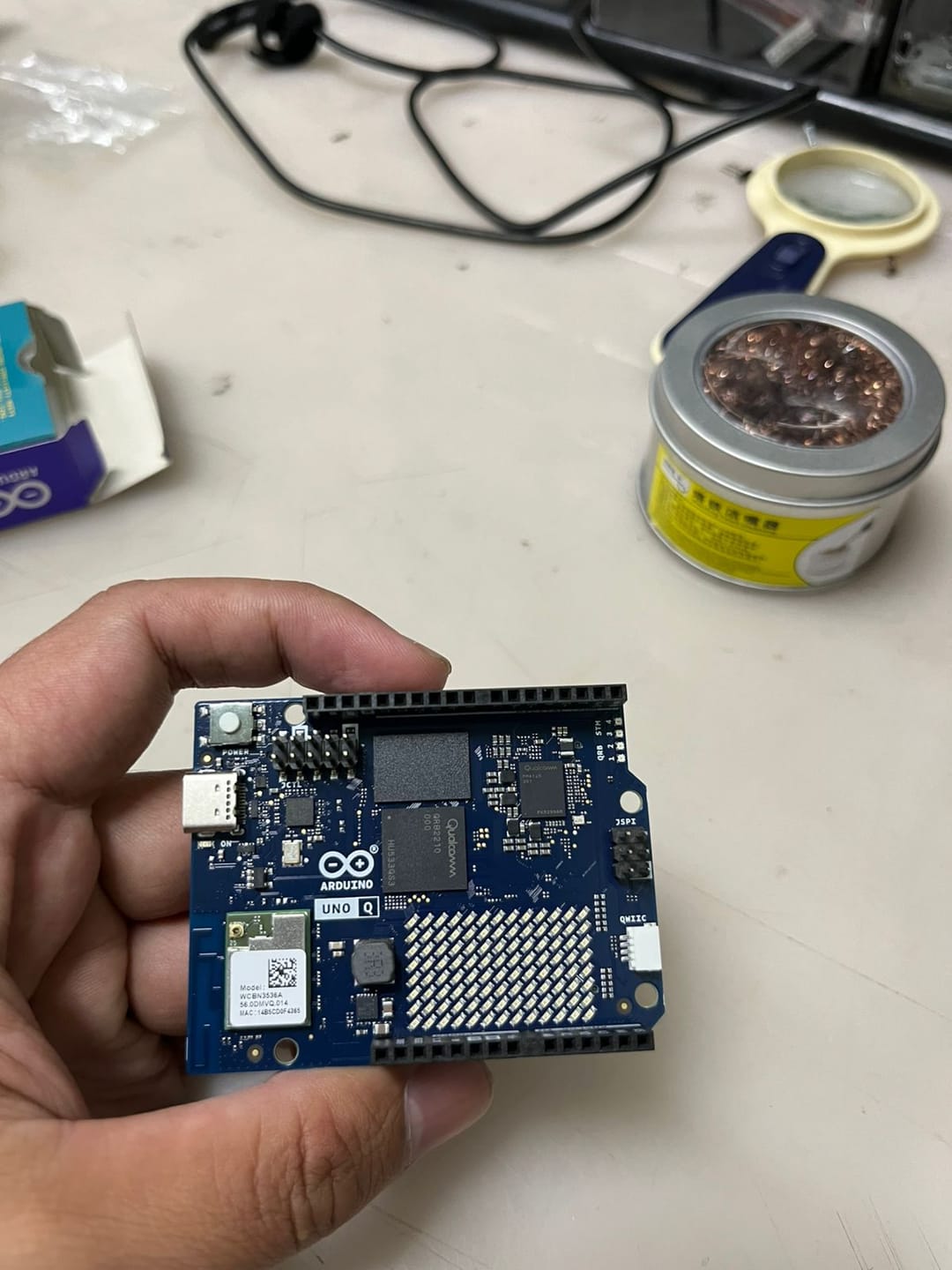 Customer photo review of Arduino UNO Q
