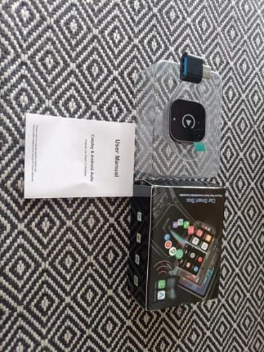 Customer photo review of 2in1 Wireless CarPlay Adapter Android Auto Wired to Wireless Automatic Connection AI Smart Box for All Cars With Wired CarPlay