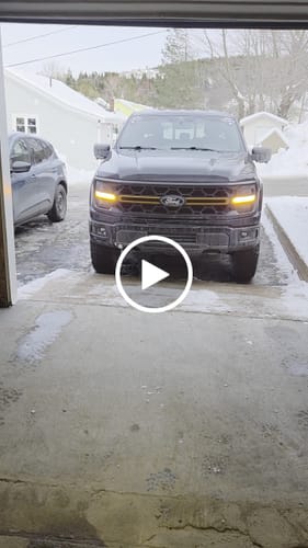 Customer video review of Smoked LED Amber Lights w/ Sequential Turn Signal For 24+ Ford F150 Tremor