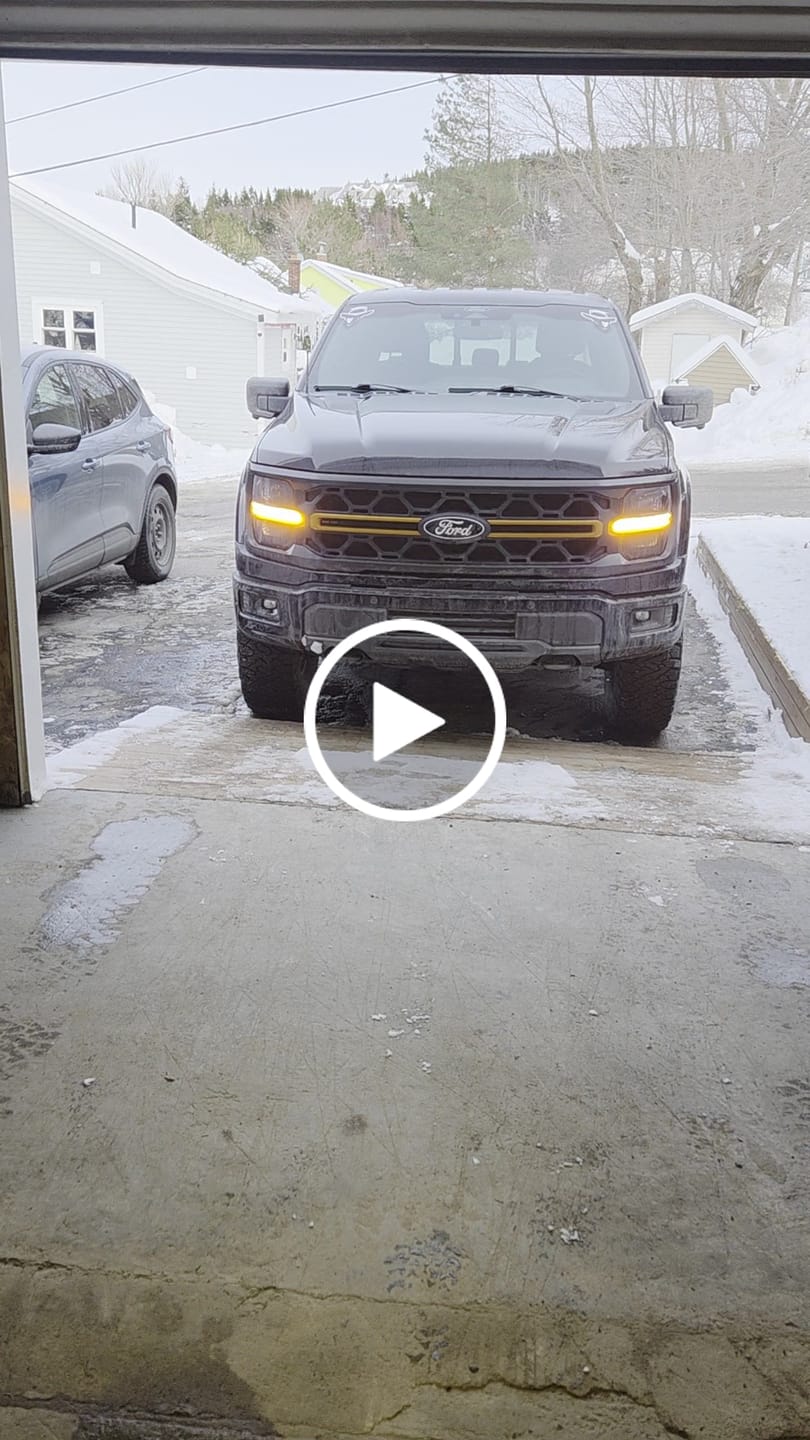 Customer video review of Smoked LED Amber Lights w/ Sequential Turn Signal For 24+ Ford F150 Tremor