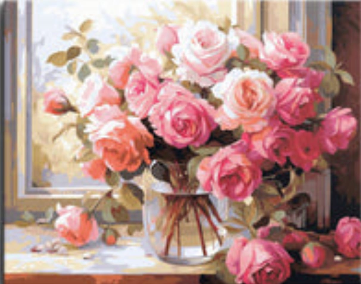 Customer photo review of Numbered Roses