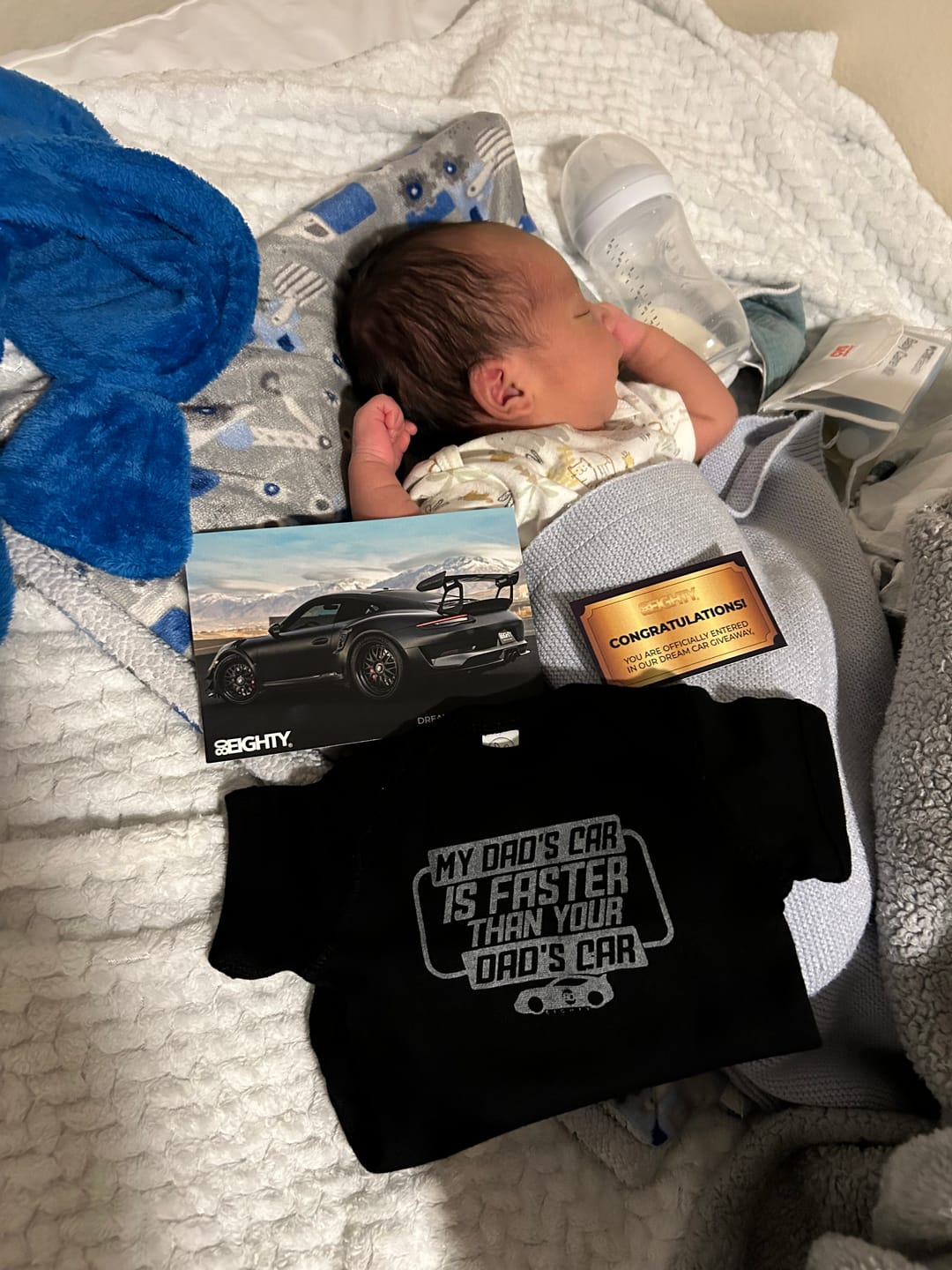 Customer photo review of 80Eighty® Baby Onesie Black