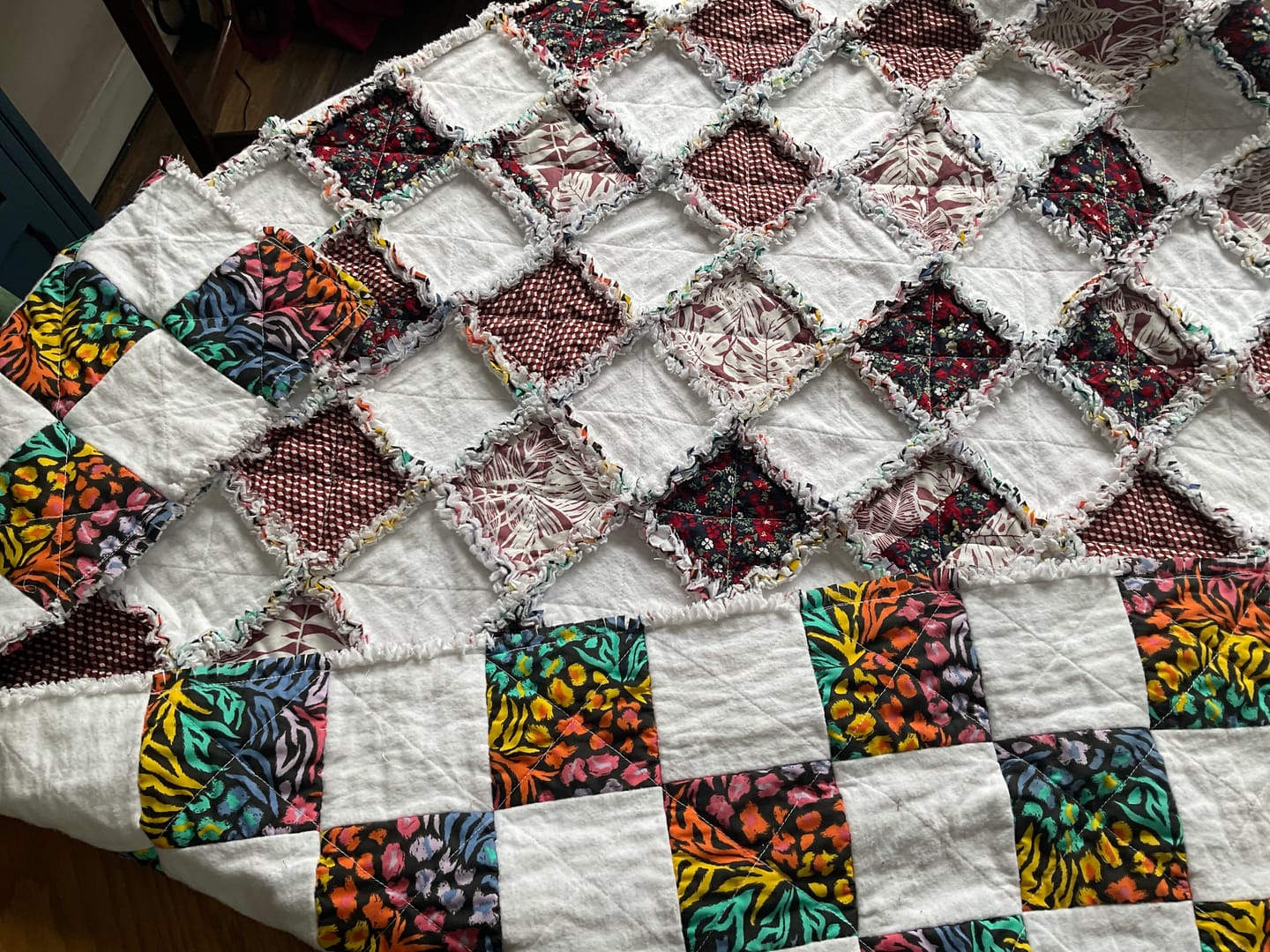 Customer photo review of Plain Brushed Cotton Fabric