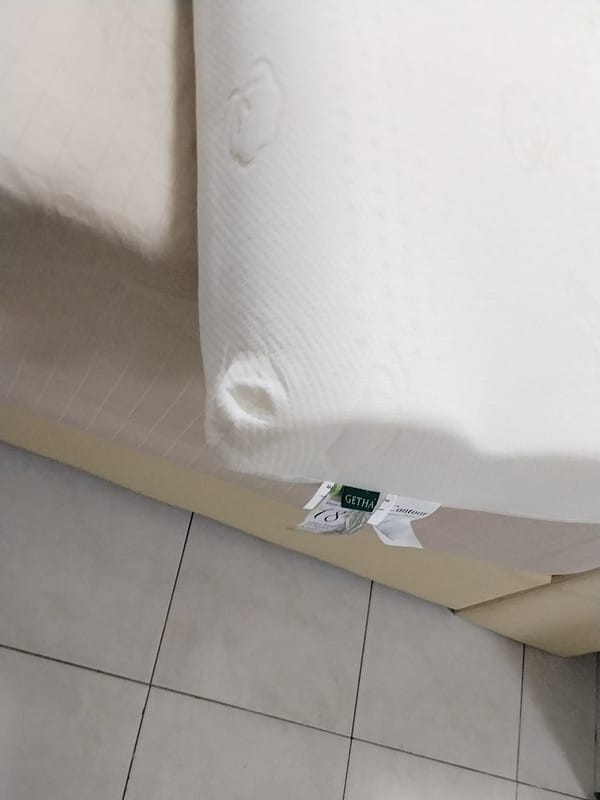 Customer photo review of Getha Contour Latex Pillow (Cotton Fabric / Tencel Fabric)