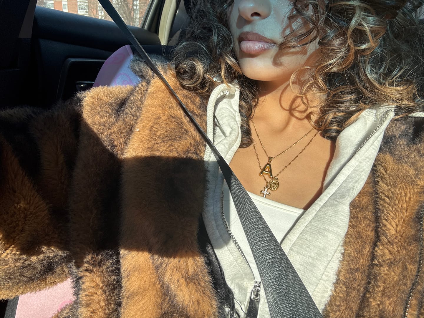 Customer photo review of Alphabet Necklace