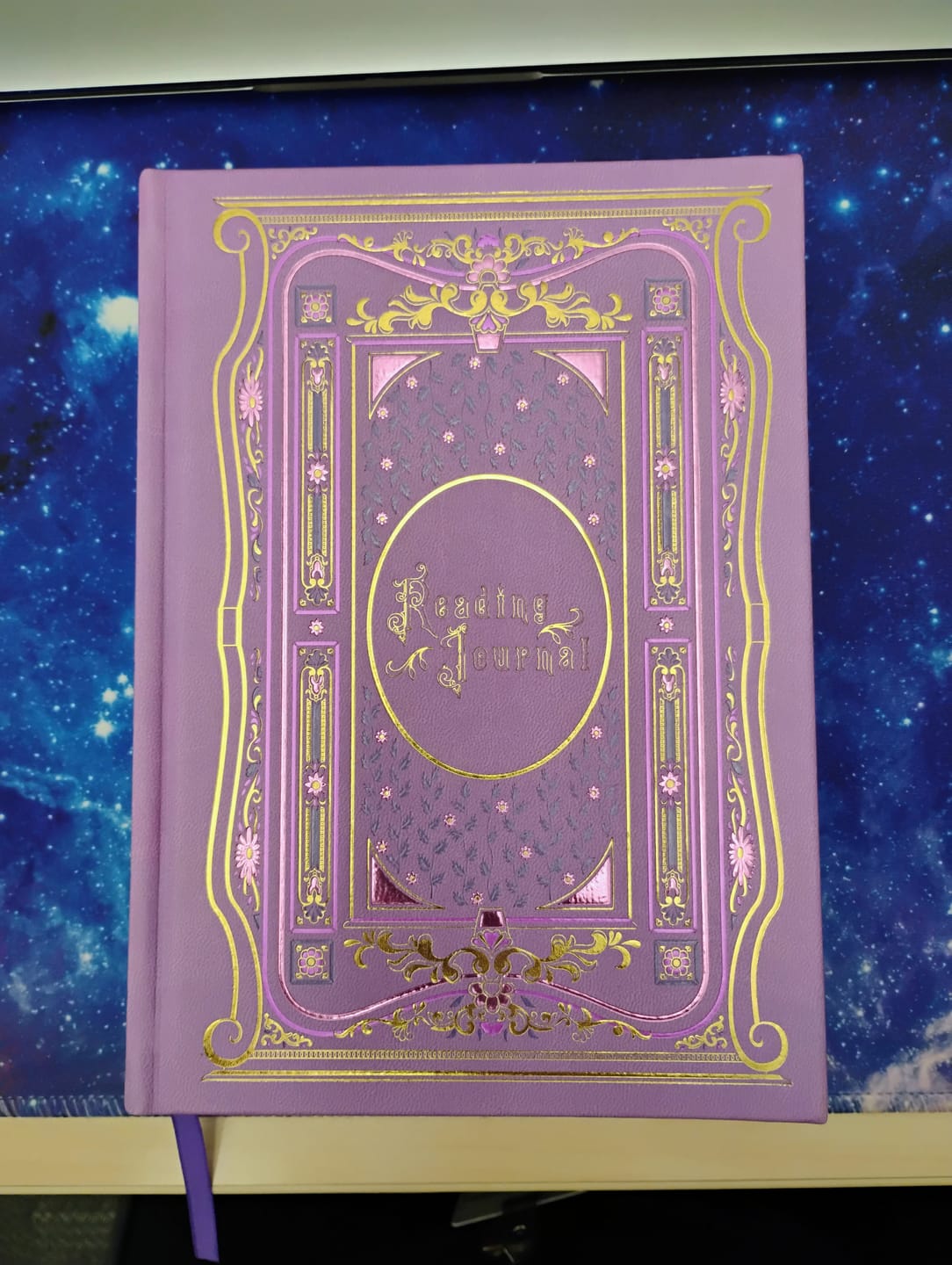 Customer photo review of Reading Journal - Wisteria