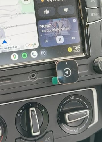 Customer photo review of 2in1 Wireless CarPlay Adapter Android Auto Wired to Wireless Automatic Connection AI Smart Box for All Cars With Wired CarPlay