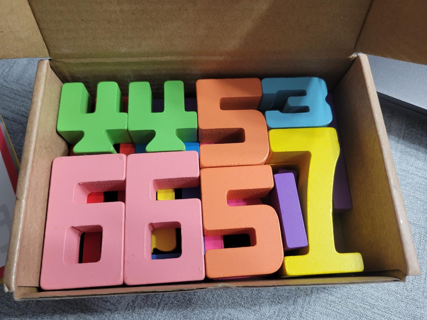 Customer photo review of Marvin’s Montessori Smart Building Blocks