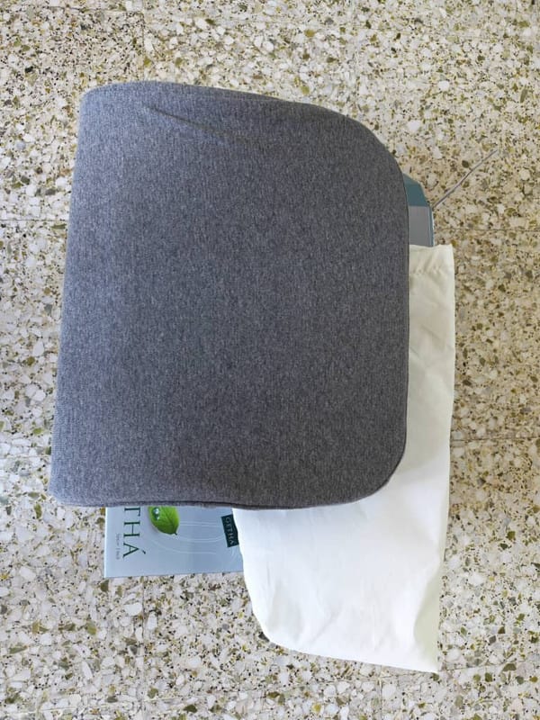 Customer photo review of Getha Guardian Lumbar Support Latex Cushion