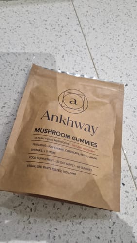 Customer photo review of Mushroom Gummies