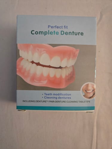 Customer photo review of 🦷  Fit Full Functional DenturesMake you more confident-Made in the USA & FDA-Certified