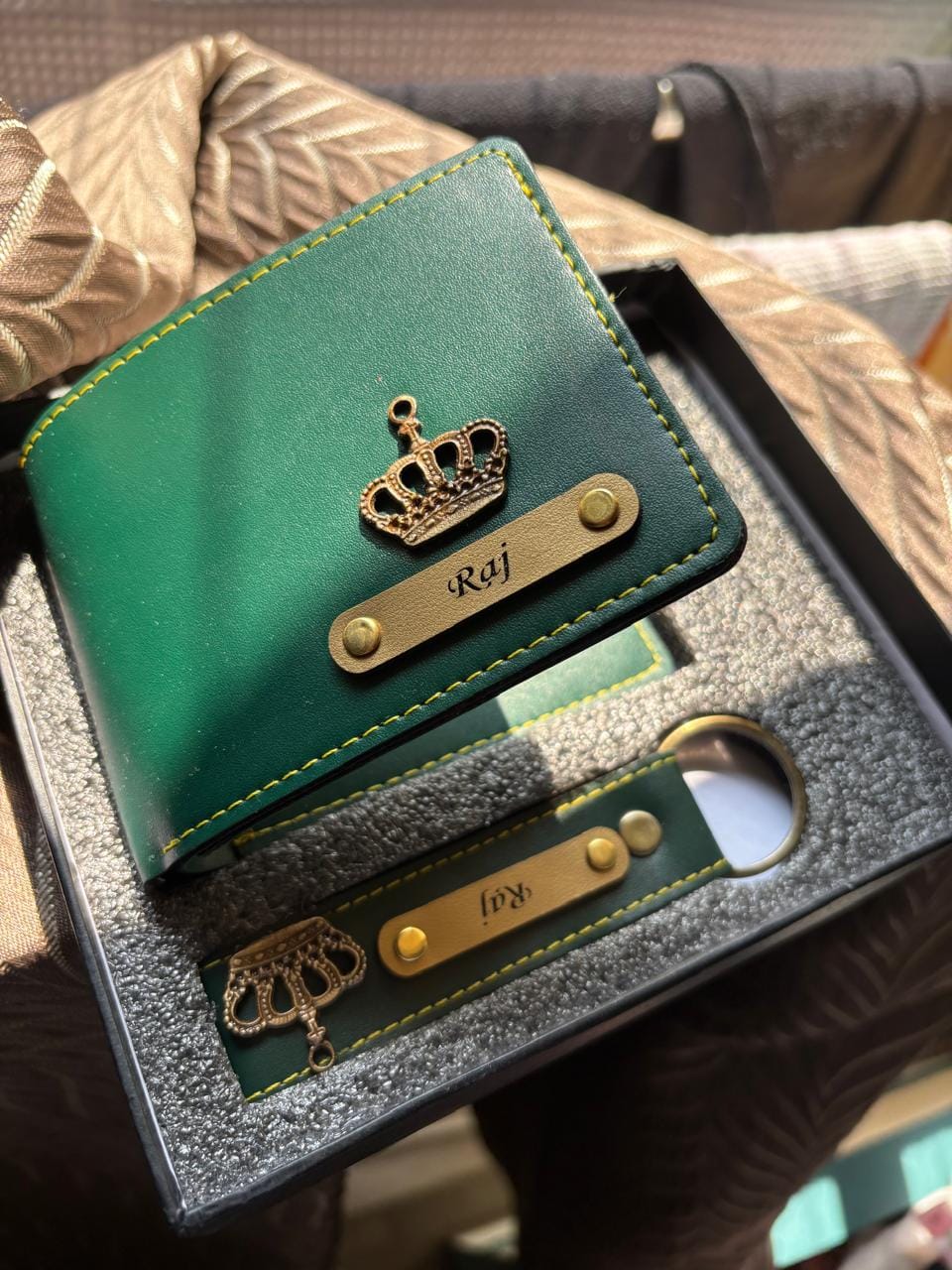 Customer photo review of Combo Of Wallet And Keychain