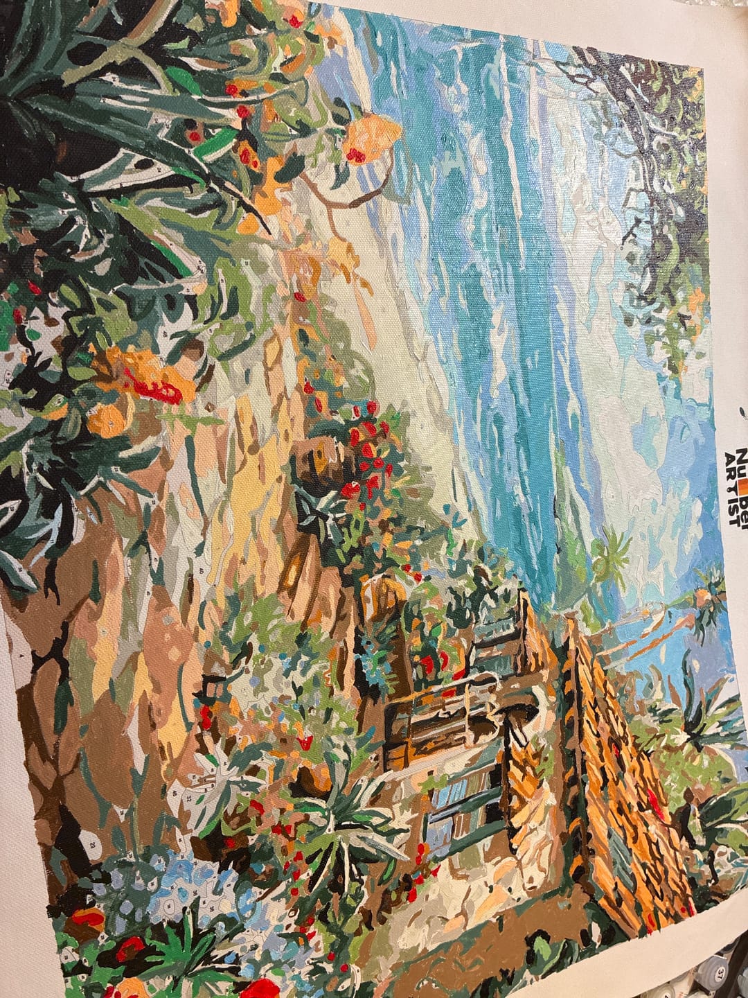 Customer photo review of Floral Seaside Cottage