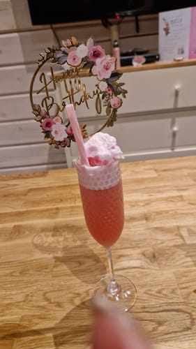 Customer photo review of Birthday Cocktail Kit