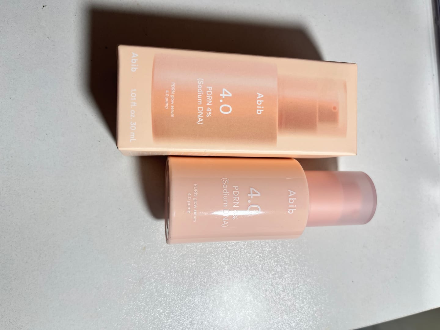 Customer photo review of PDRN glow serum 4.0 pump