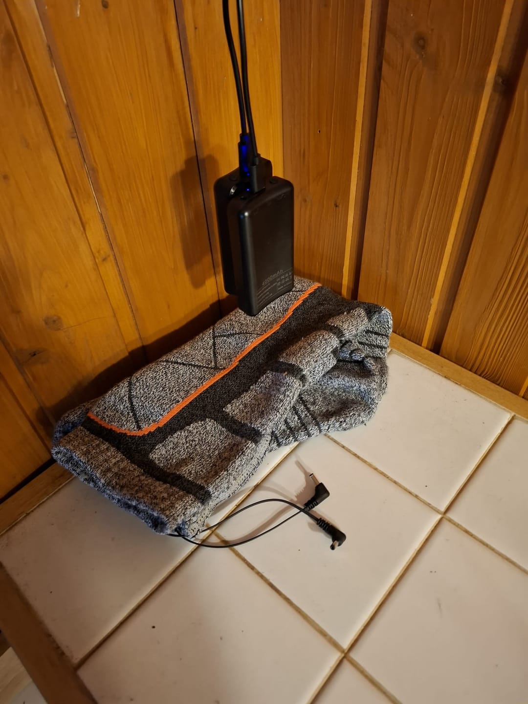 Customer photo review of Beheizte Socken – Perfekt für Ski, Outdoor & Winter