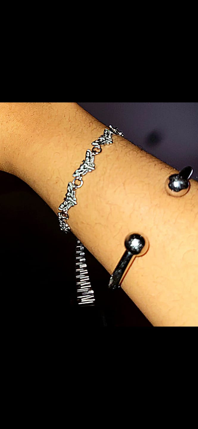 Customer photo review of MOTH BRACELET