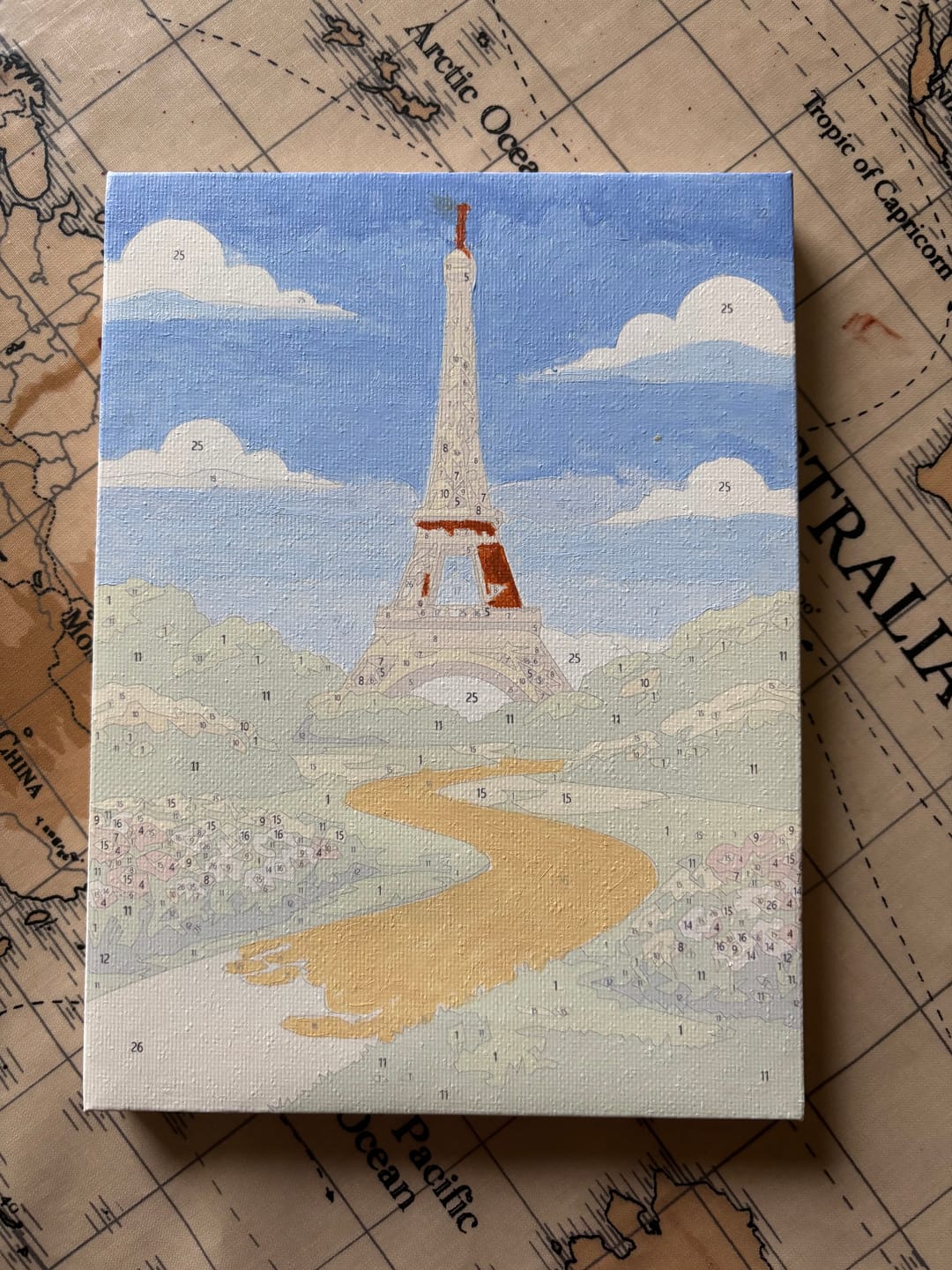 Customer photo review of 6 Mini Paintings - World Trip Set