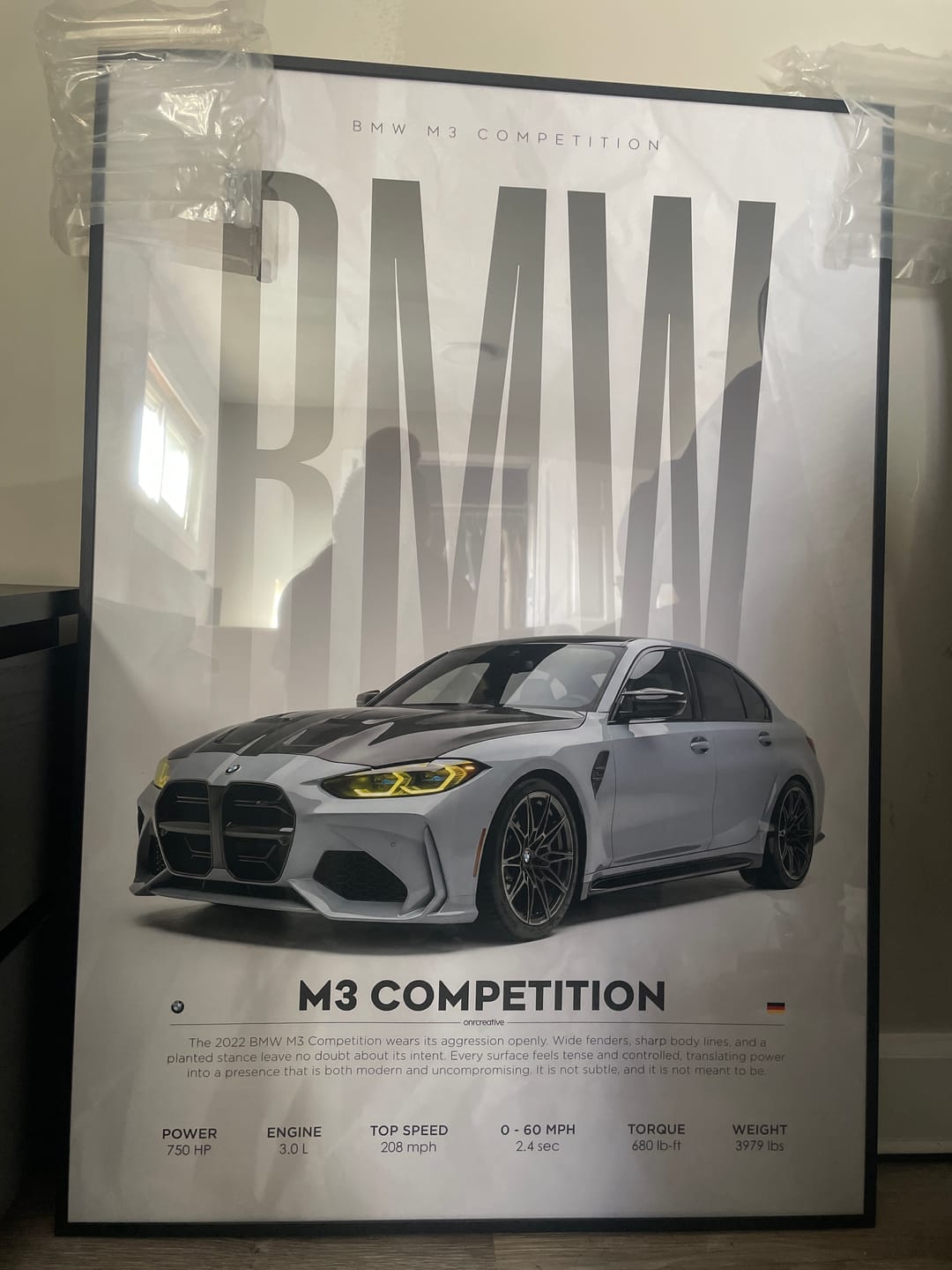 Customer photo review of Custom Car Poster