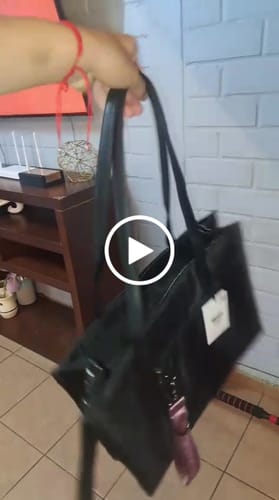 Reseña con vídeo de un cliente sobre Bolso Hombro Notebook Nylon Back To School