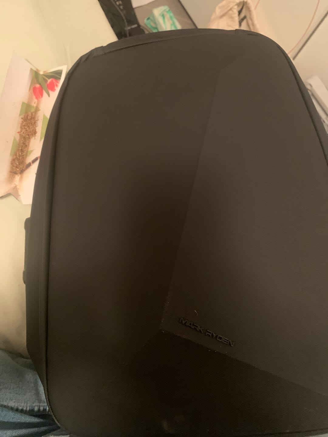 Customer photo review of Protector II: Upgrade Diamond-cut Design Hard shell Waterproof Multifunctional  Laptop Backpack