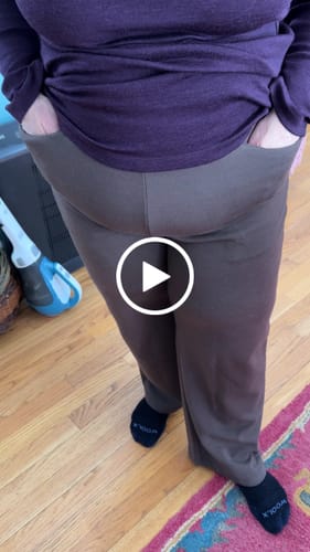 Customer video review of Ellie Wide Leg Pants Petite - Bracken