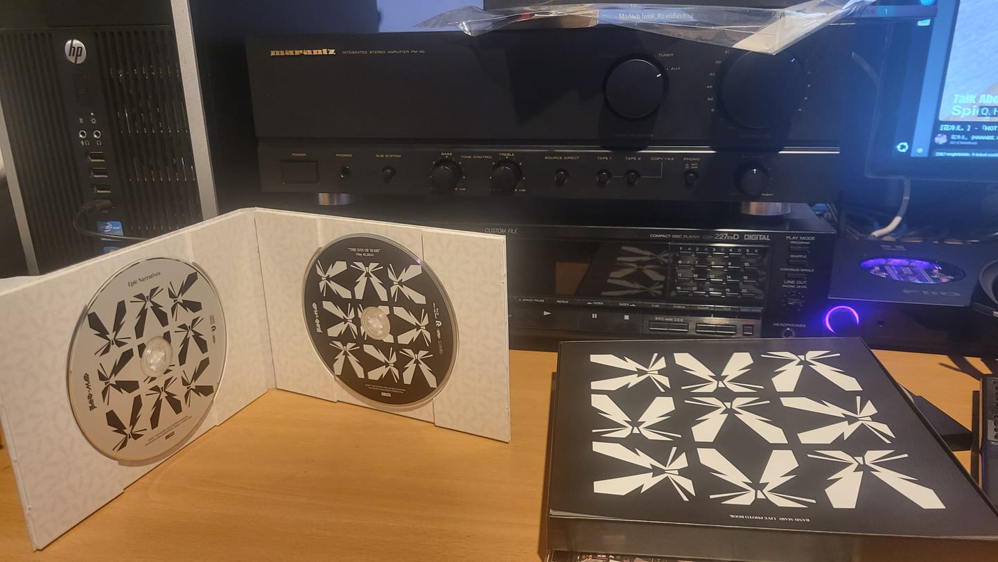 Customer photo review of BAND-MAID "Epic Narratives" Limited Edition (CD + Blu-ray + Photo Book)