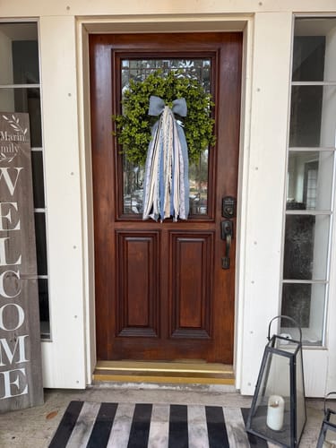 Customer photo review of Garden View Wreath Ribbon