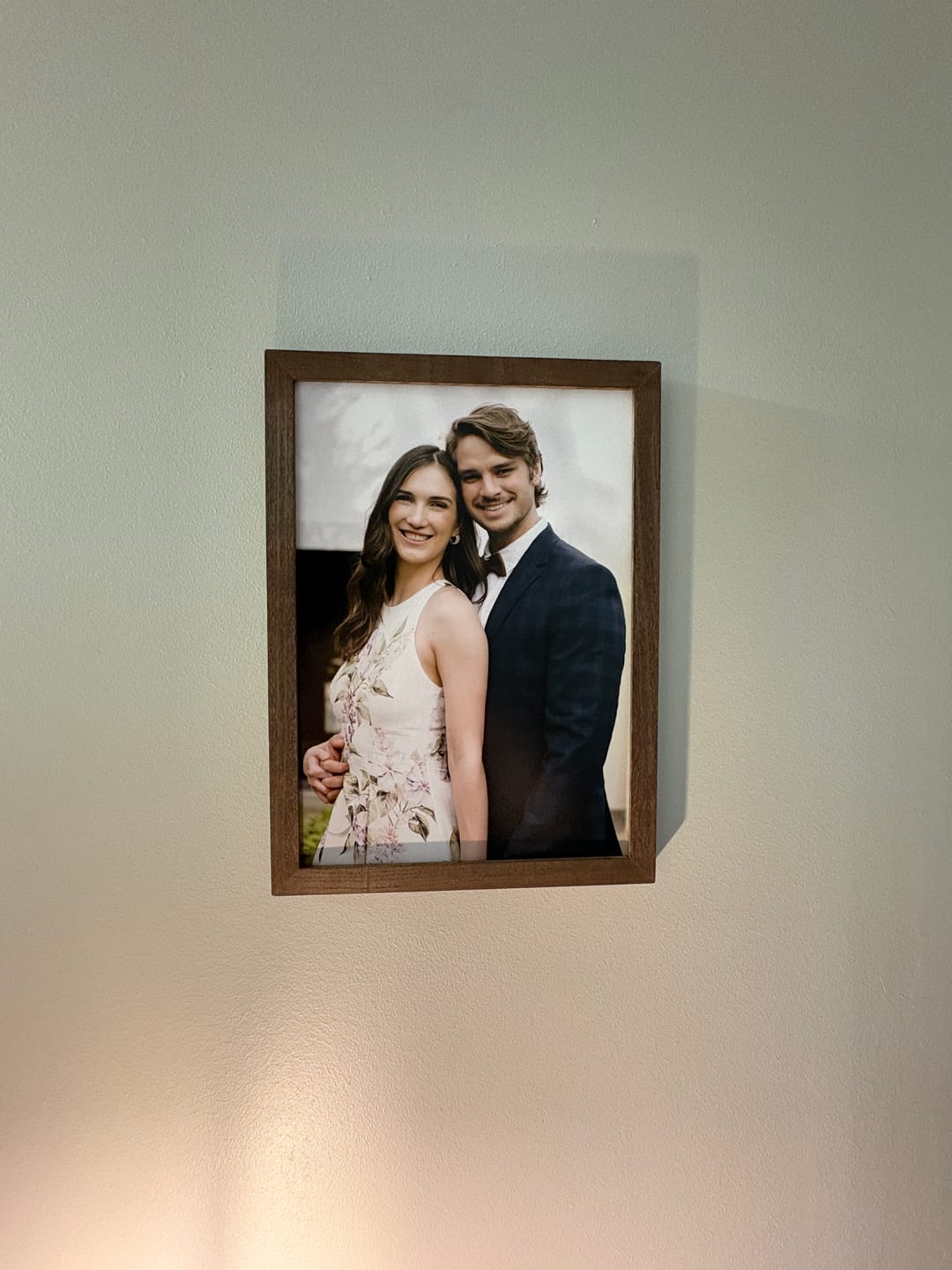 Customer photo review of Photo Block | Dark Brown Frame | Each
