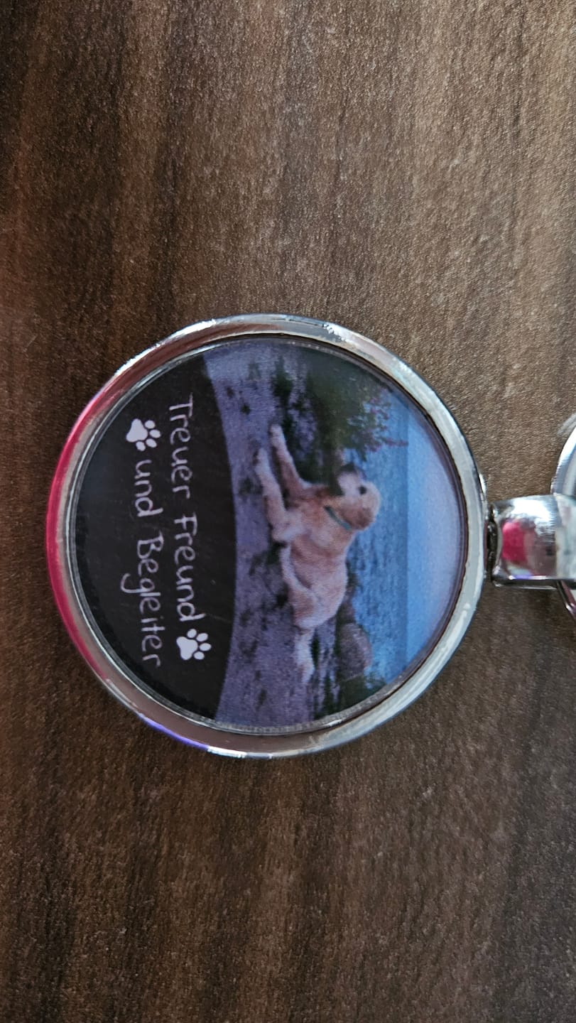 Customer photo review of Halskette mit Gravur
