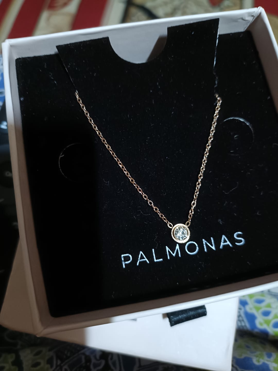 Customer photo review of Stone & Strand Necklace