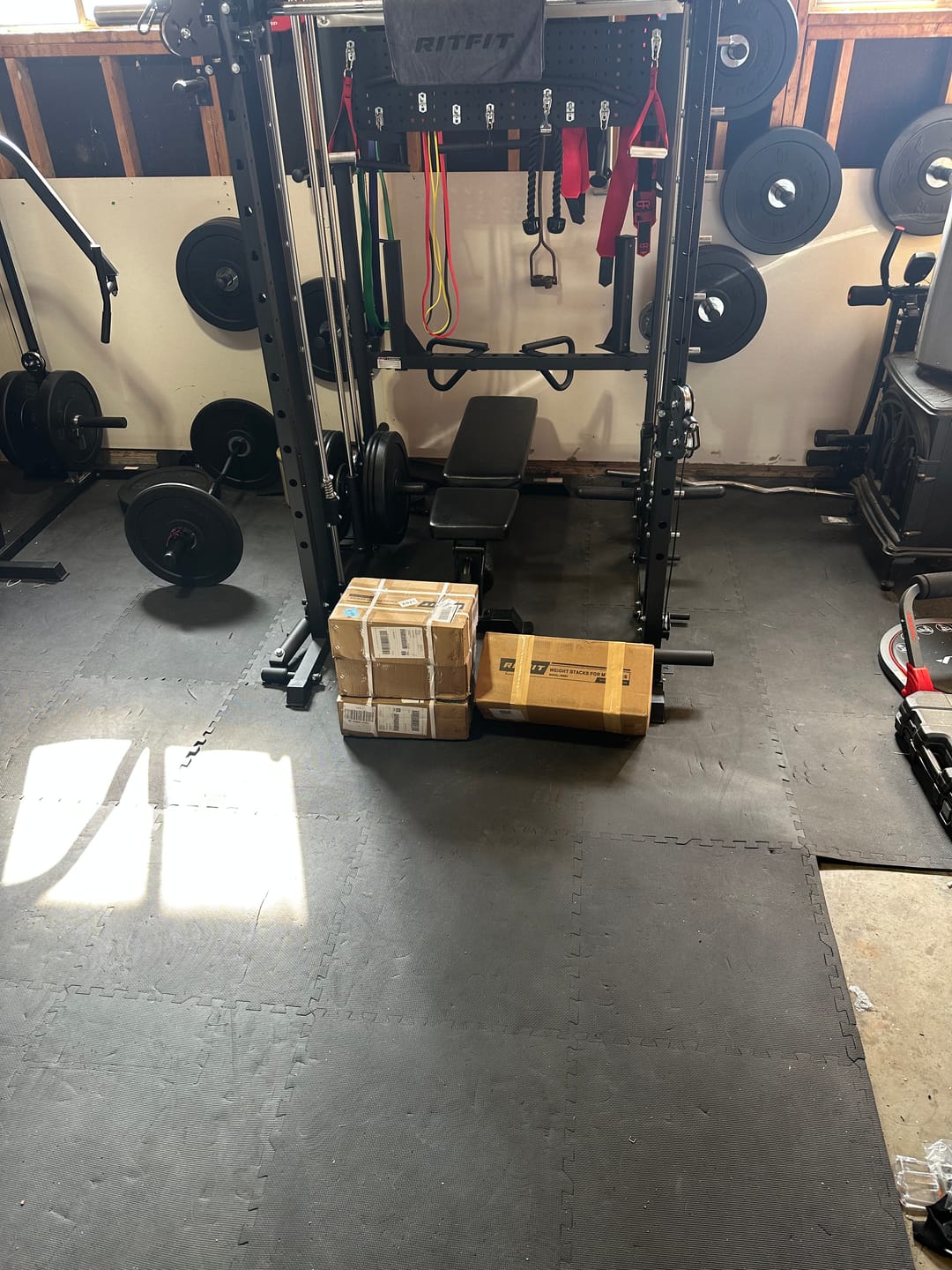Customer photo review of RitFit FUM1 11-GAUGE Upright Frame (Only for M1 PRO)
