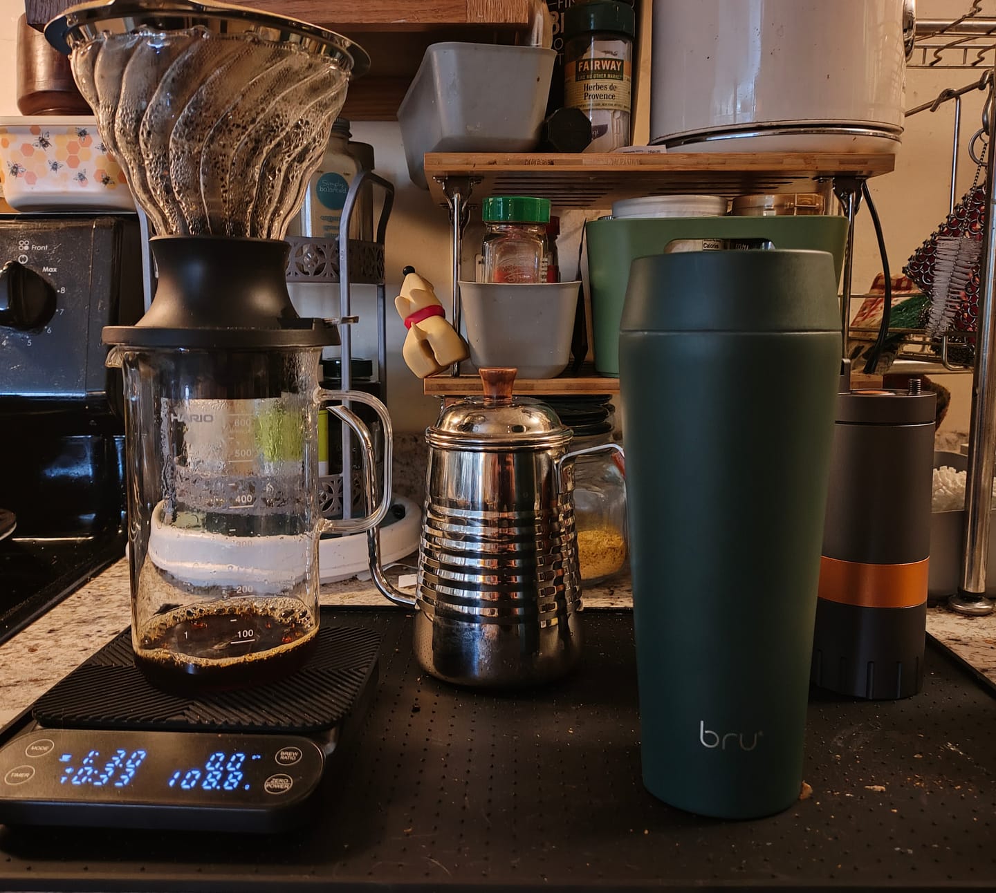 Customer photo review of bru Ceramic Travel Mug