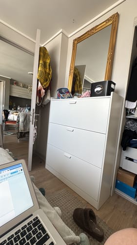Customer photo review of Zapatera Organizadora VTRIN XXL para 25 pares y tallas grandes hasta 44