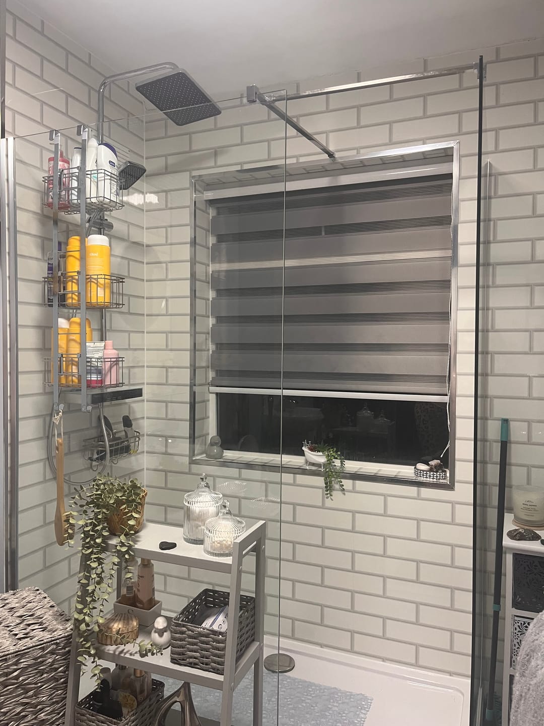 Customer photo review of 10mm London Tile Gloss Shower Panel 1M x 2.4M