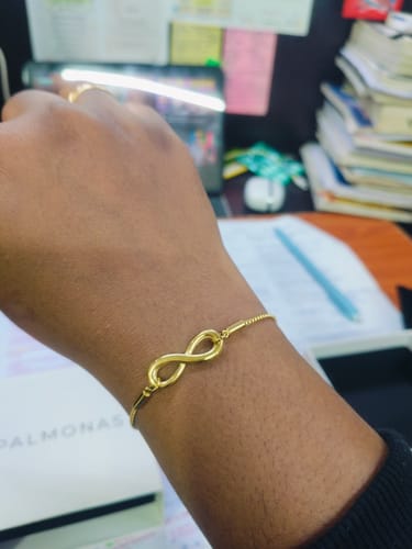 Customer photo review of Infinity Wish Bracelet