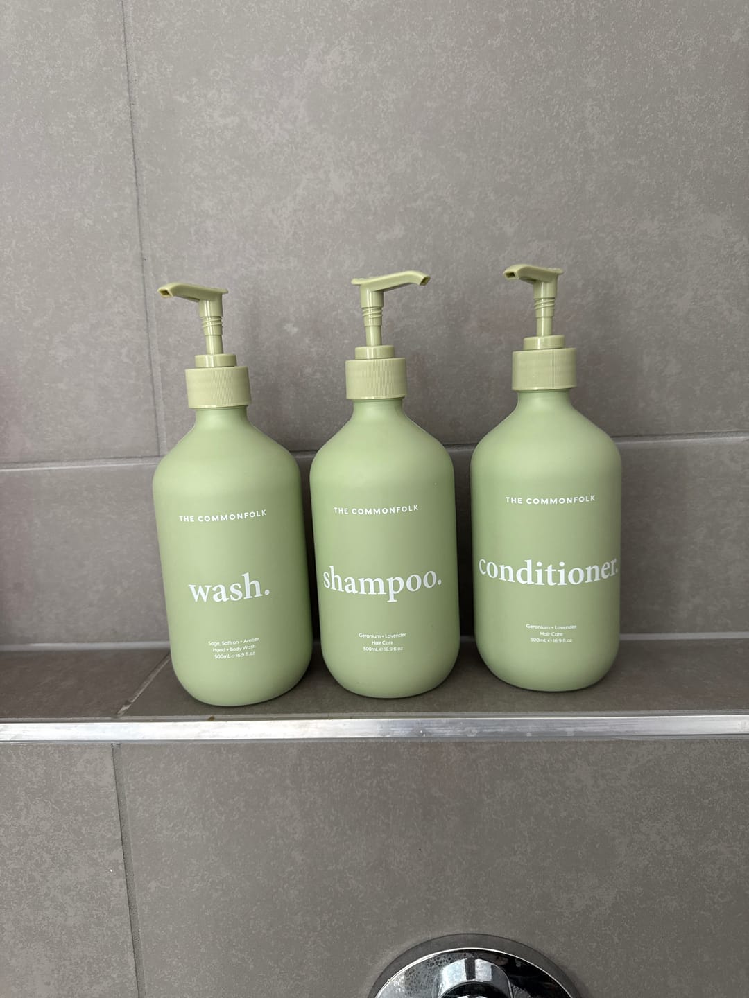 Customer photo review of Keep It Simple Shower Trio