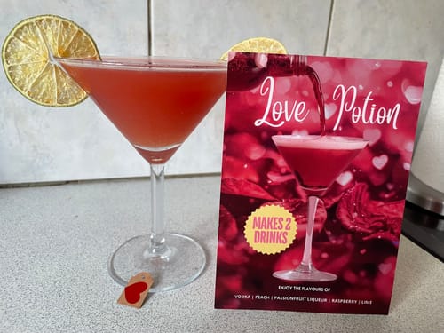 Customer photo review of Monthly Cocktail Subscription Box