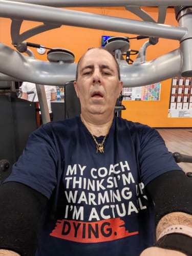 Customer photo review of MY COACH WARMING UP T-SHIRT