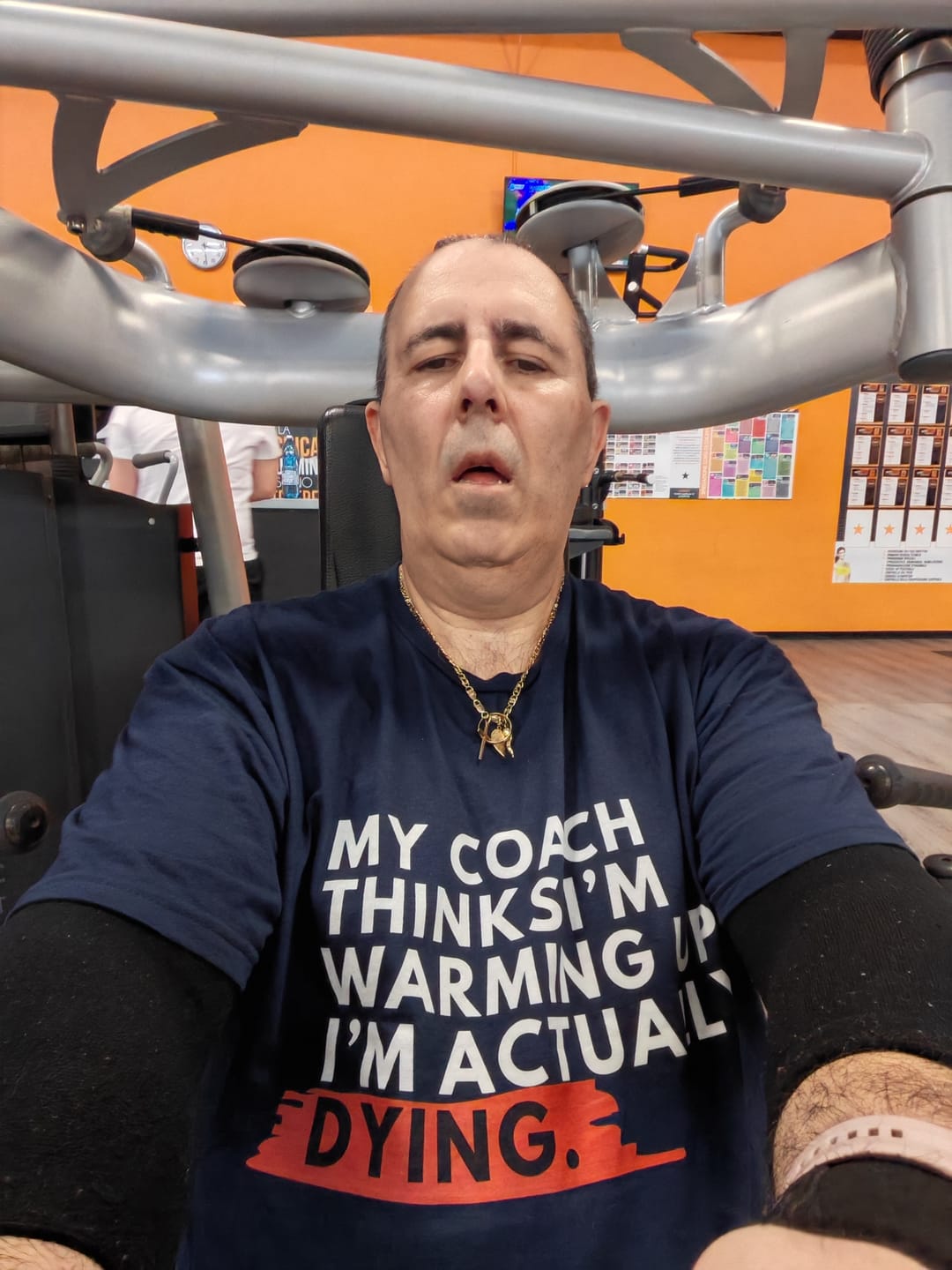 Customer photo review of MY COACH WARMING UP T-SHIRT